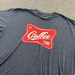 Black Rifle Coffee Company It's Coffee Time T Shirt Mens 3XL Gray Tactical